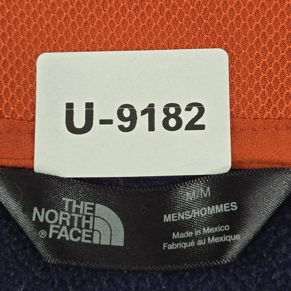 The North Face Men Hoodie M‎ Navy Graphic Print Fleece Run Chicago Activewear